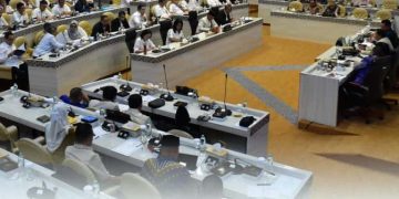 Suasana Rapat Kerja Pembahasan Anggaran Kementerian PU TA 2027
