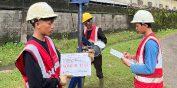 Uji sondir tanah CPT proyek pembangunan gudang PT Persada Mas Raya Kalideres Jakarta Barat oleh Geologi Khandak