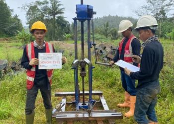 Analisis Uji Sondir dan Daya Dukung Tanah Proyek Pabrik PT. Indo Palm Sugar