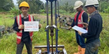 Analisis Uji Sondir dan Daya Dukung Tanah Proyek Pabrik PT. Indo Palm Sugar