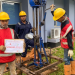 Jasa Sondir Cibodas Tangerang - Pengujian CPT titik TS 11 oleh tim teknis Khandaq id di lokasi PT Pardic Jaya Chemicals.