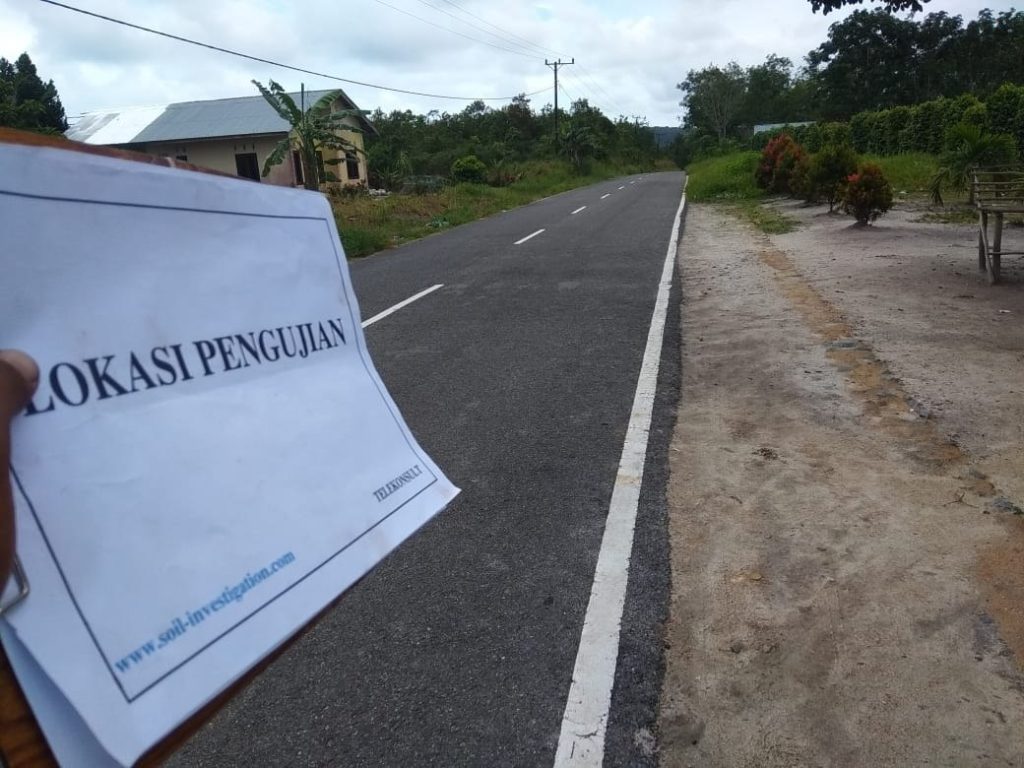 Lokasi pengujian geoteknik dan jasa sondir tanah Bangka di Sungai Liat
